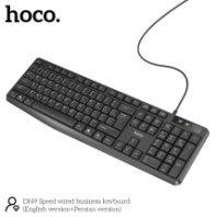 Клавиатура Hoco DI49, USB, мембран., 104кл., черный