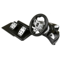 Dialog Руль CyberPilot GW-155VR - эффект вибрации, рычаг перекл., 2 педали, USB.