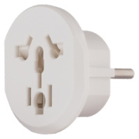 Сетевой переходник универсальный Smartbuy, 16А, 250В, белый