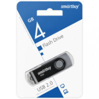 Накопитель USB 4Gb SmartBuy Twist Black