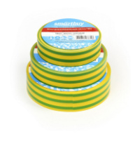 Изолента Smartbuy 0.13х15мм, 20 метров, желто-зеленый Изолента Smartbuy 0.13х15мм, 20 метров, желто-зеленый