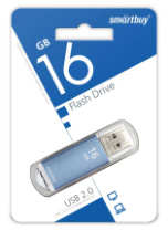 Накопитель USB 16Gb SmartBuy V-Cut Blue