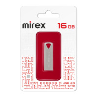 Накопитель USB 16Gb Mirex Intro, металл, Silver Накопитель USB 16Gb Mirex Intro, металл, Silver
