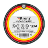 Изолента KRANZ 0.13х15 мм, 10 м, зеленая Изолента KRANZ 0.13х15 мм, 10 м, зеленая