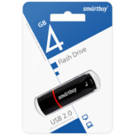 Накопитель USB 4Gb SmartBuy Crown Black