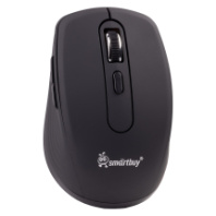 Мышь SmartBuy 611AG, USB, беспр.,опт.,6кн., 800-1600dpi, бесшумная, черный