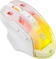 Мышь DEFENDER Astro Elite GM-056, АКБ, LED, игров.,беспр.,7кн., 3200dpi, белый