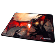 Коврик для мыши Гарнизон GMP-205 "дракон", ткань+резина