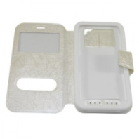 Чехол Window 4.0" сил. вставка с имитацией царапин, белый