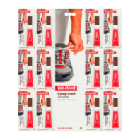 Клей "Контакт" суперклей для обуви 3г BL12 (12/288) Клей "Контакт" суперклей для обуви 3г BL12 (12/288)