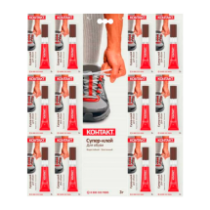 Клей "Контакт" суперклей для обуви 3г BL12 (12/288)