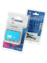 З/У Космос KOC803USB для NI-MH аккумулятров (1-4хАА/ААА) питание от USB, шнур в комплекте