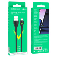 Кабель BOROFONE MicroUSB BX65, 2А, ТПЭ, 1м, черный 1/50/200 Кабель BOROFONE MicroUSB BX65, 2А, ТПЭ, 1м, черный 1/50/200