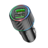 АЗУ BOROFONE BZ21A, 2USB, QC3.0 36W, 3А, черный