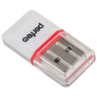 Card Reader Perfeo R008 (USB2.0 - MicroSD) белый Card Reader Perfeo R008 (USB2.0 - MicroSD) белый