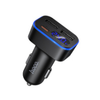 АЗУ Hoco Z63A, 2USB/1Type-C, PD30W, 2.4A, LED дисплей, черный