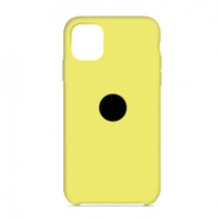 Чехол-накладка для iPhone 12 mini Silicone Case Shiny Yellow