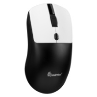 Мышь SmartBuy 355AG, USB, беспр.,опт., 4кн, 800-1600dpi, черный/белый