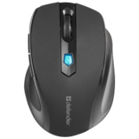 Мышь DEFENDER Ultra MM-315 беспр.,опт.,6кн., 800-1600dpi, черный