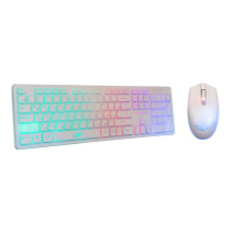 Набор игровой Dialog Gan-Kata KMGK-1707U, клавиатура+мышь, RGB, белый