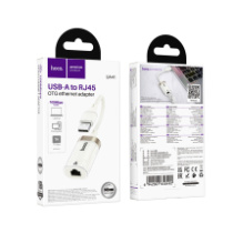 Сетевой адаптер HOCO UA41, USB - LAN(RJ45), абрикосовый