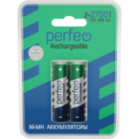 Аккумулятор Perfeo R06 (AA) 2700mAh BL2 (пластик) 2/60/240