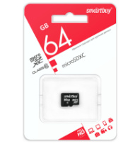Карта памяти micro SD 64Gb SmartBuy class 10 без адаптера LE Карта памяти micro SD 64Gb SmartBuy class 10 без адаптера LE