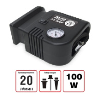 Компрессор автом. AVS KS200P, 20л/мин, 100W, max 7Атм