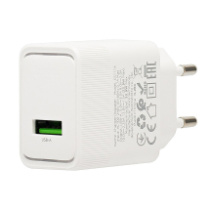 СЗУ Hoco CS111A, 1USB, QC3.0, 22.5W, 3А, белый