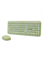 Набор беспр. Smartbuy 666395AG-G, USB, клавиатура+мышь, зеленый
