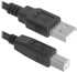 Кабель USB - USB 2.0 (AM-BM) 3м DEFENDER черный (83764) Кабель USB - USB 2.0 (AM-BM) 3м DEFENDER черный (83764)