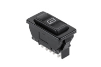 Выключатель (стеклоподъемника) клавишный 12V 20А (5с) ON-OFF-ON черный с подсветкой REXANT Выключатель (стеклоподъемника) клавишный 12V 20А (5с) ON-OFF-ON черный с подсветкой REXANT