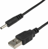 USB кабель питания 4.0х1.7мм 1м D10 черный