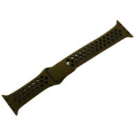 Ремешок COTEetCI  W12 Silicone Watchband (42/44mm) green-black (WH5217-GR-BK)