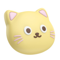 GPS трекер AirTag Hoco E91D для устройств на iOS (для ошейника), бежевый