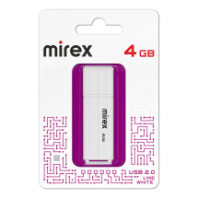Накопитель USB 4Gb Mirex Line White