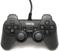 Геймпад Dialog Action GP-A11, USB, вибрация, 12кн., черный Геймпад Dialog Action GP-A11, USB, вибрация, 12кн., черный