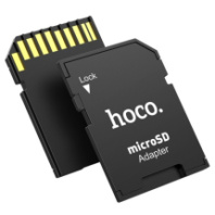 Переходник с micro SD на SD Hoco HB22, черный