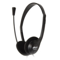 Гарнитура Ritmix RH-512M, накладная, 1.8м, 2*AUX 3.5мм, черный