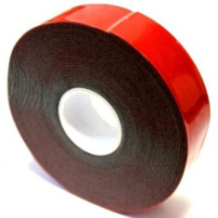 Скотч REXANT 20мм*5м двусторонний красного цвета на серой основе Скотч REXANT 20мм*5м двусторонний красного цвета на серой основе