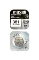 Батарейка Maxell 381 (SR1120SW/SR55) BL1 1/10/100