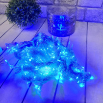 LED гирлянда Занавес, 600 светодиодов, синий, 3х3м, 220 В
