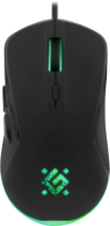 Мышь DEFENDER Arga GM-049, игров.,пров.,опт.,6кн., 1200-3600dpi + коврик, черный