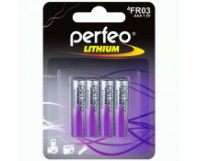 Батарейка Perfeo Lithium FR03 (AAA) BL4 4/48