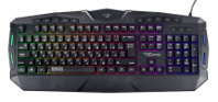Клавиатура Qumo Antares K60, Rainbow, мембран.,104+10кл., 6 AntiGhost, черный