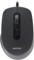Мышь SmartBuy 265-K One, USB, бесшум.,пров.,опт.,4кн., 800-2400dpi, черный