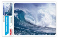 Коврик для мыши BURO пластиковый, волна (BU-M10033)