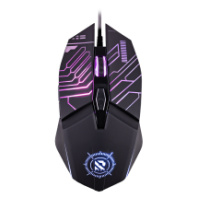 Мышь SmartBuy 735GK Rush X35, USB, бесшум.,игров.,пров.,опт.,6кн., 1200-7200dpi, черный
