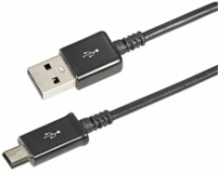 Кабель REXANT MicroUSB, 2А, ТПЭ, 1м, черный (длинный штекер) (18-4268-20) Кабель REXANT MicroUSB, 2А, ТПЭ, 1м, черный (длинный штекер) (18-4268-20)