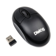 Мышь Dialog Comfort MROC-10U, беспр.,опт.,3кн., 1200dpi, черный